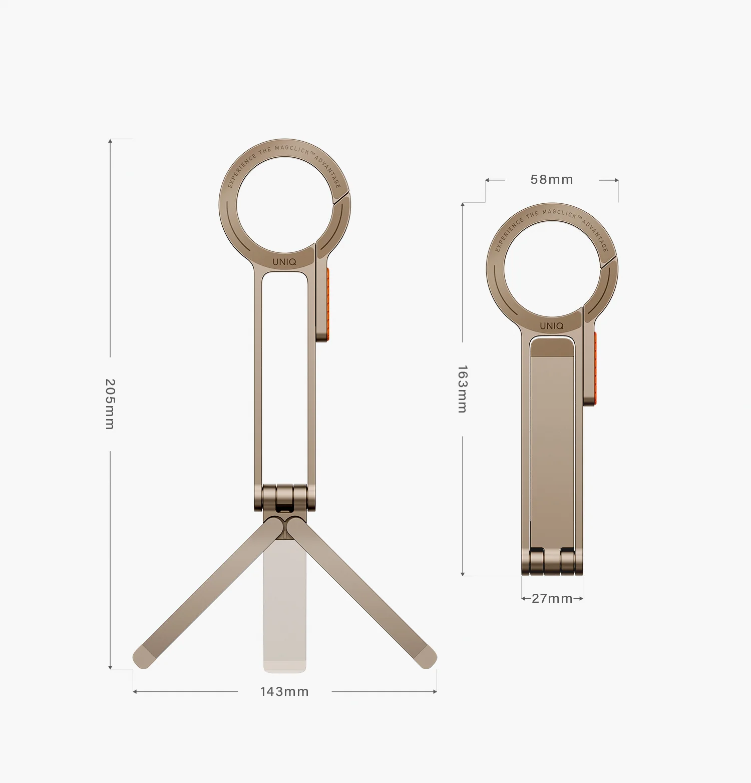 Arcus<br>Aluminium Magnetic Carabiner Tripod - Image 10