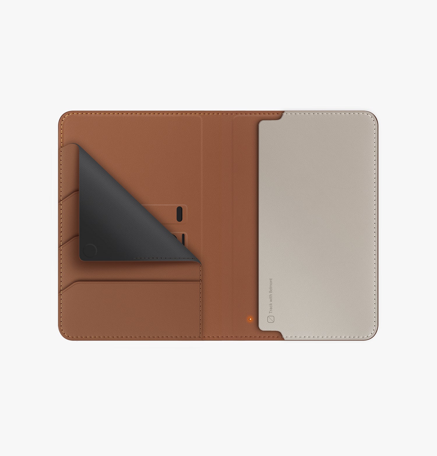Belmont<br>Find My Vegan Leather Passport Holder - Image 5
