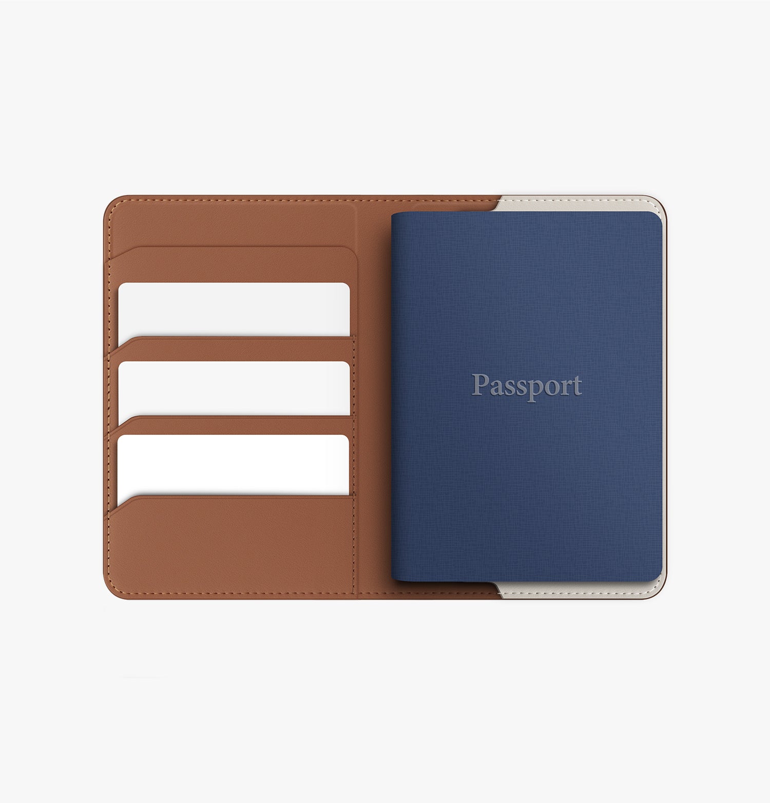Belmont<br>Find My Vegan Leather Passport Holder - Image 6