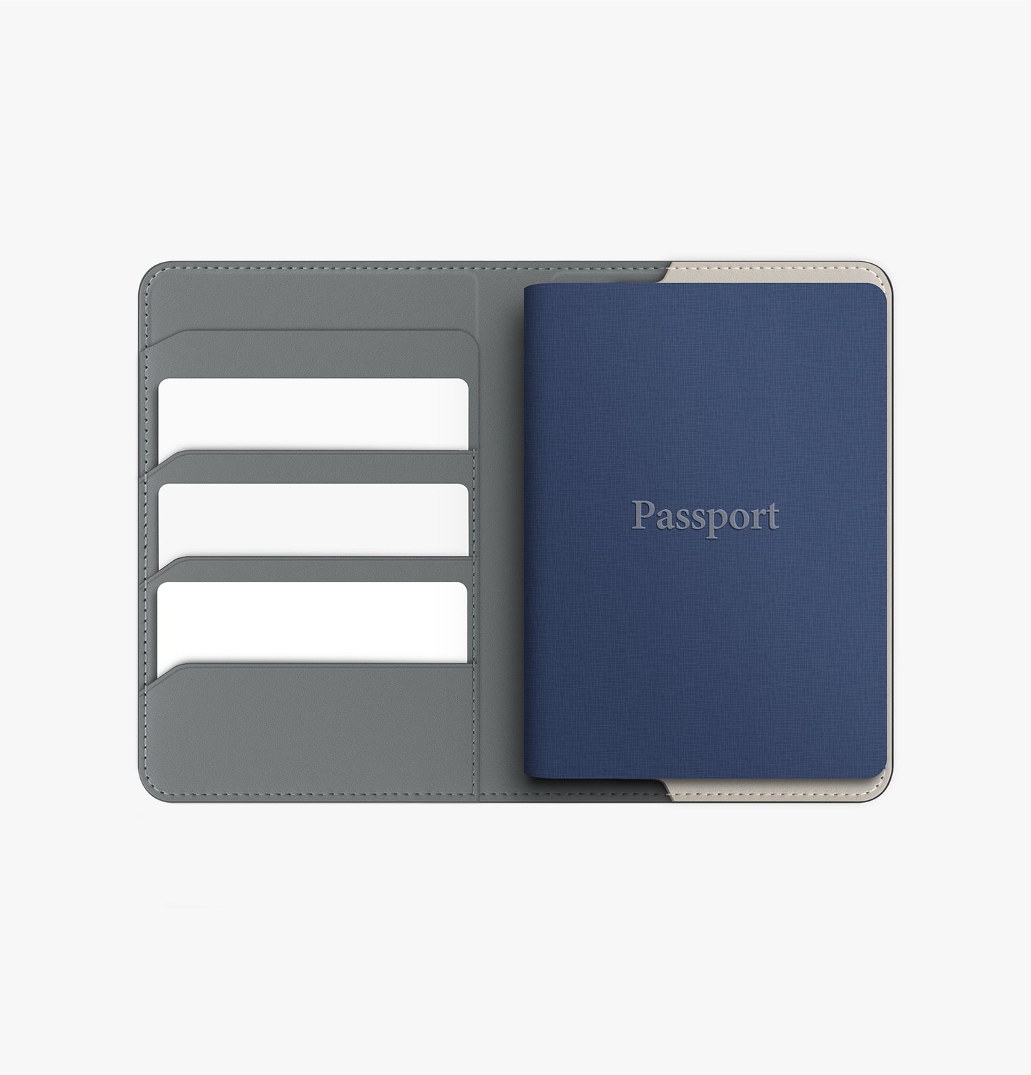 Belmont<br>Vegan Leather Passport Holder - Image 7
