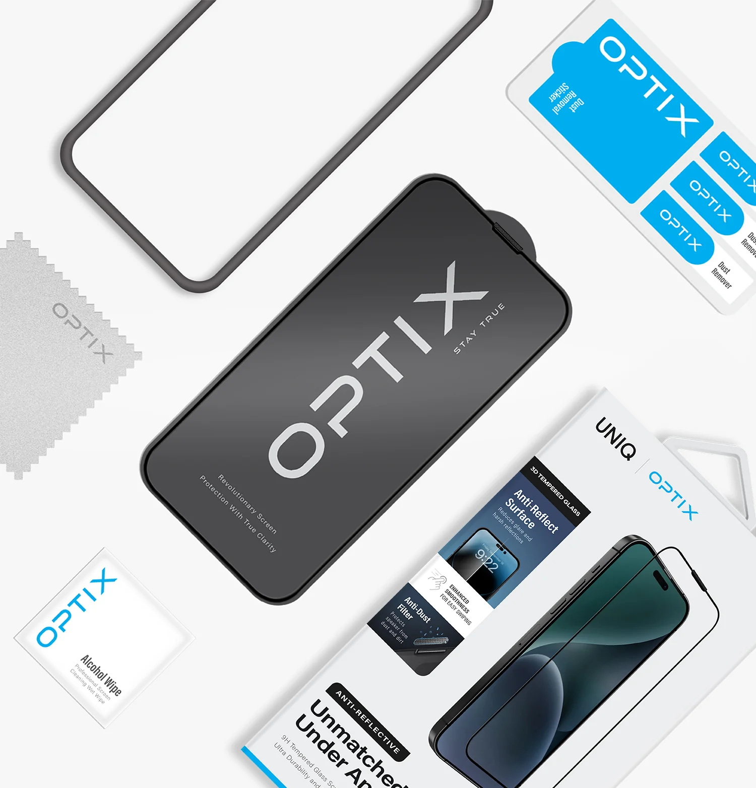 Optix Anti-Reflective Tempered Glass Screen Protector - Image 5