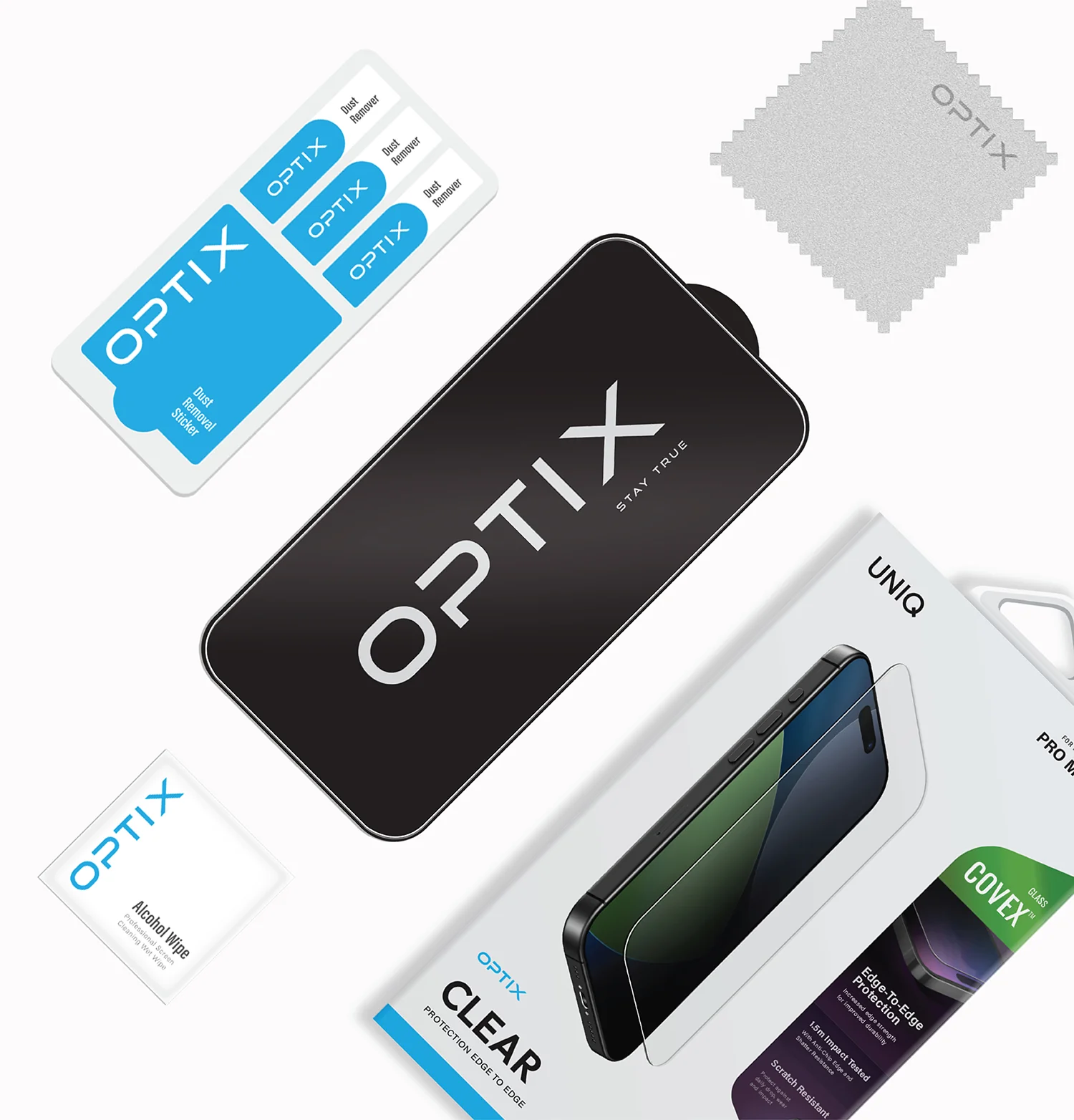 Optix Covex™ Clear<br>Pure Clarity Screen Protector - Image 5