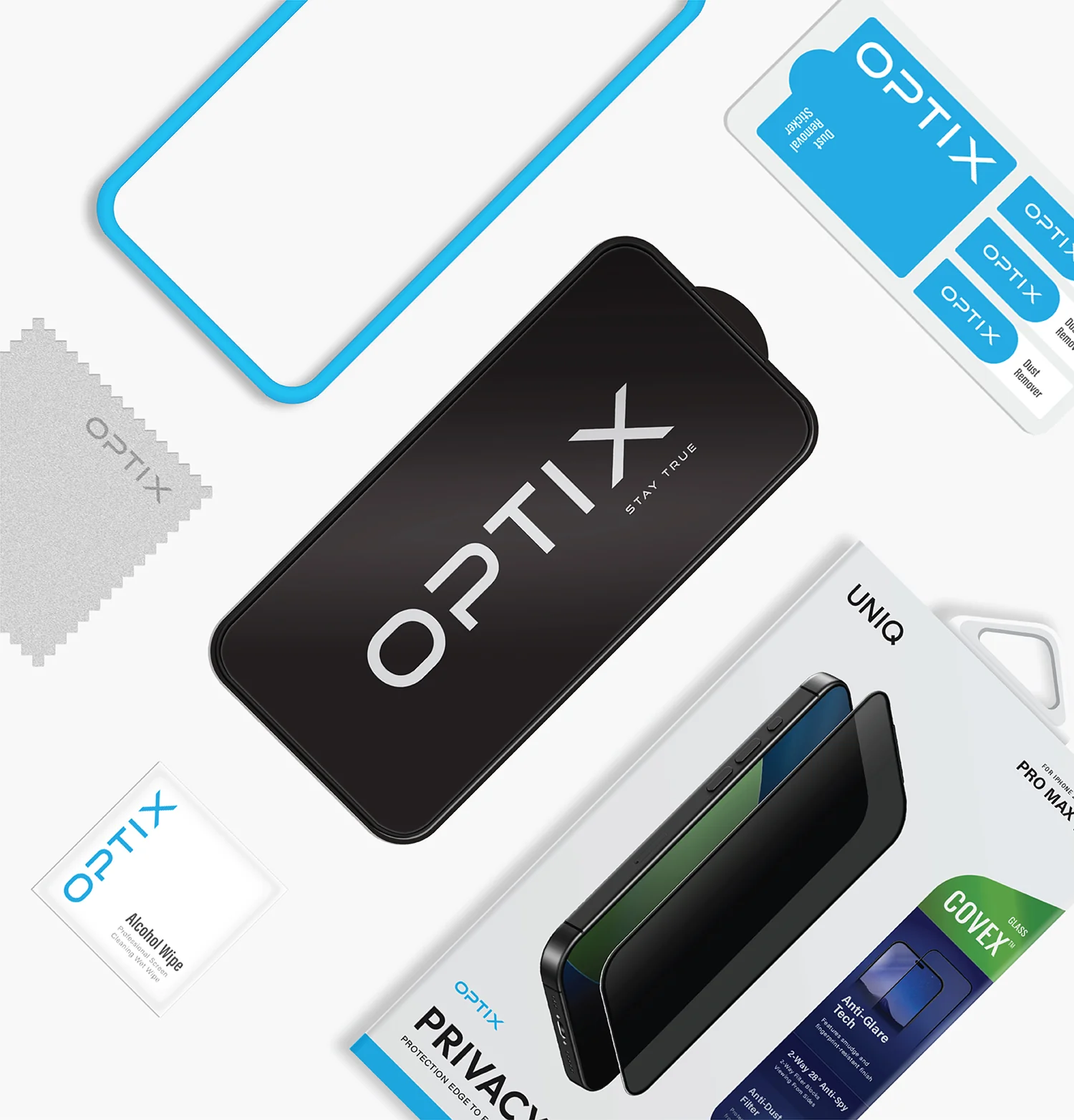 Optix Covex™ Privacy AG<br>Anti-Glare Privacy Screen Protector - Image 5