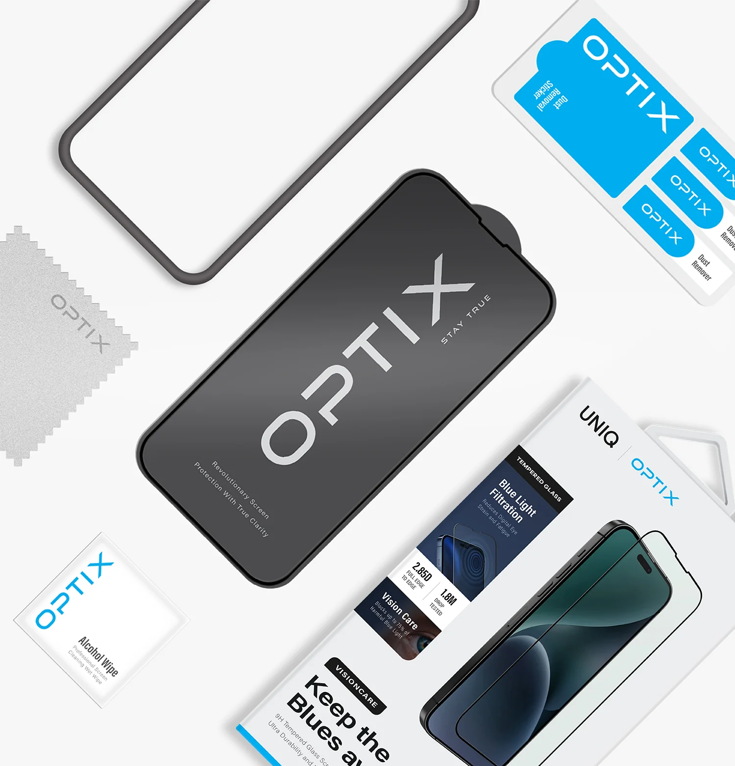 Optix VisionCare Tempered Glass Screen Protector - Image 5
